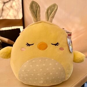 NWT 2022 Easter Squishmallow Aimee Yellow Plush Chick 12”